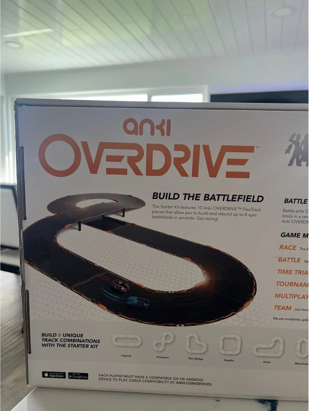 Overdrive Anki starter kit race track phone controlled